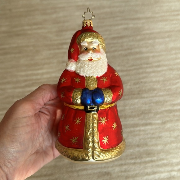Christopher Radko Glass Christmas Ornament Ded Moroz Santa Red & Gold Robe - Picture 8 of 16
